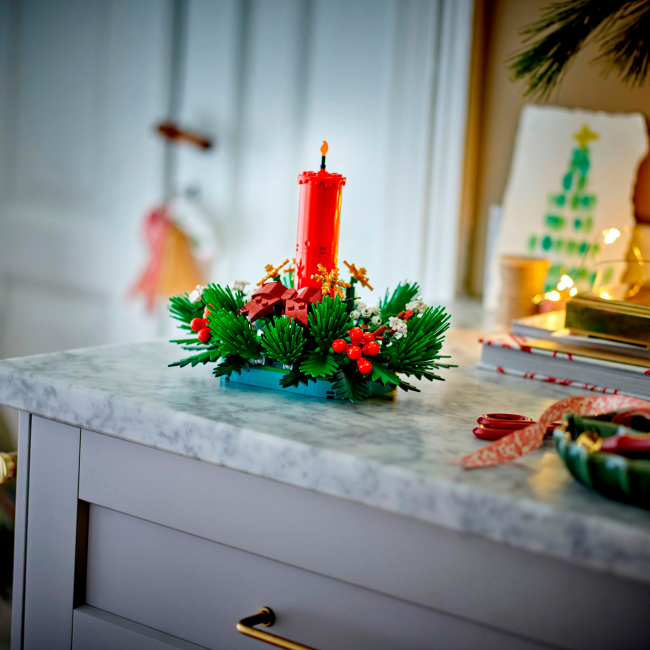 Конструктори LEGO - Конструктор LEGO Iconic Декор для різдвяного столу (40743)#6