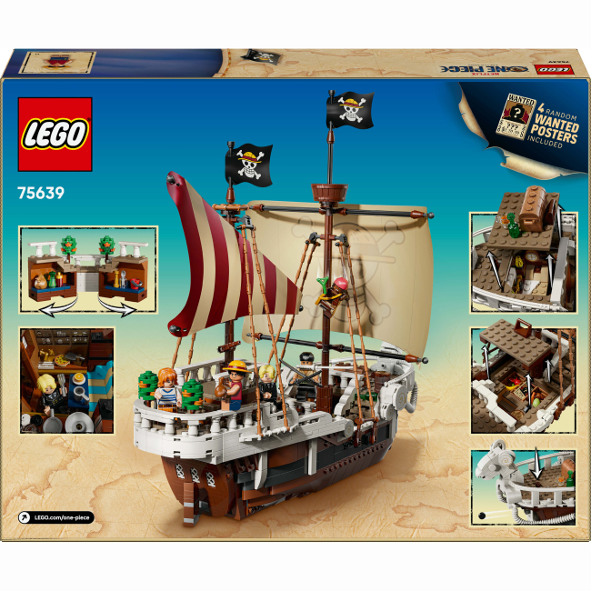 Конструкторы LEGO - Конструктор LEGO One Piece Пиратский корабль «Вездеходный Мерри» (75639)#3