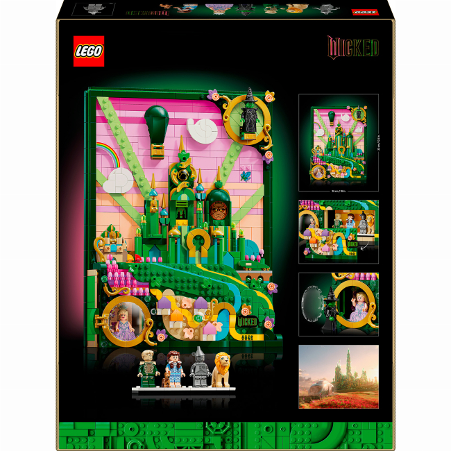 Конструктори LEGO - Конструктор LEGO Wicked Емеральд-сіті Настінний декор (75685)#3