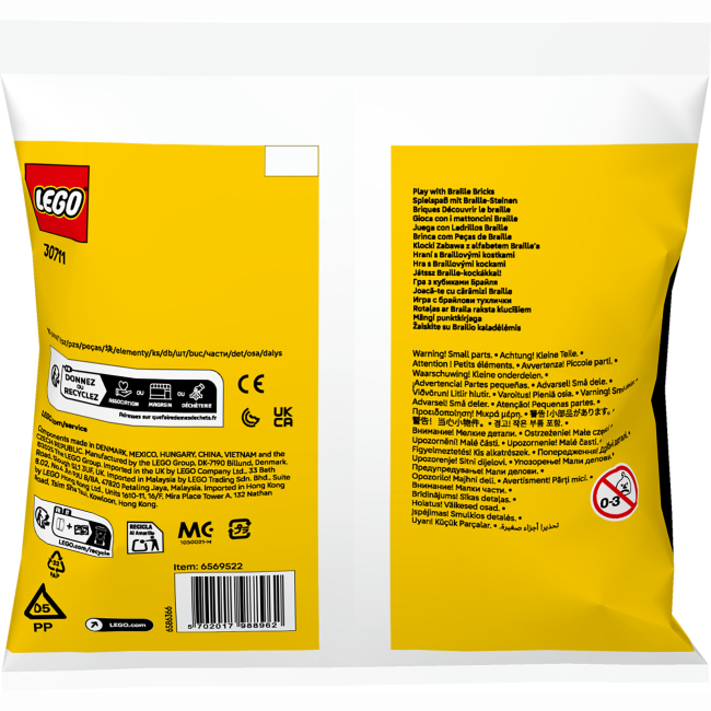Конструкторы LEGO - Конструктор Lego Игра с кубиками Брайля (30711)#3