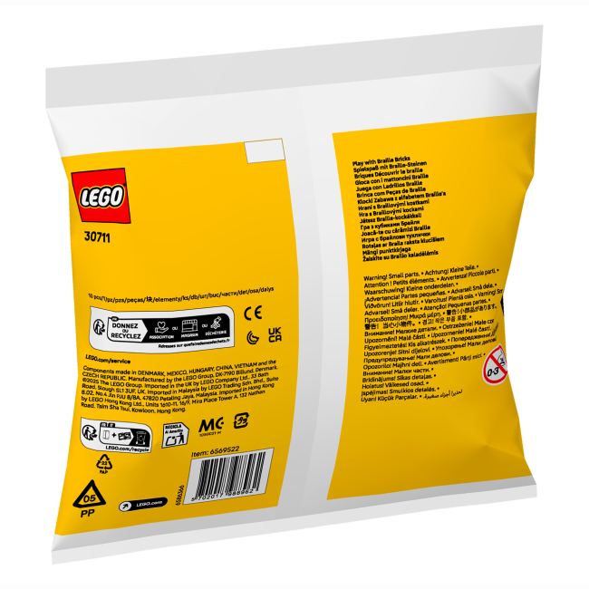 Конструкторы LEGO - Конструктор Lego Игра с кубиками Брайля (30711)#4