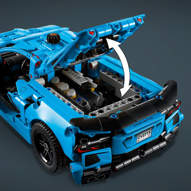 Конструктори LEGO - Конструктор LEGO Technic Синій Chevrolet Corvette Stingray (42217)#8