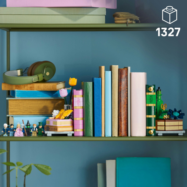 Конструкторы LEGO - Конструктор LEGO Wicked Подставки для книг «Глинда и Эльфаба» (75691)#5