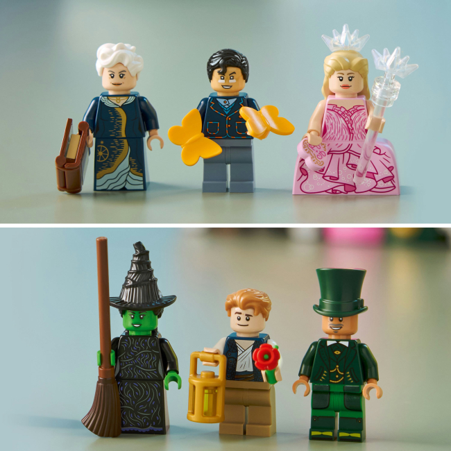 Конструкторы LEGO - Конструктор LEGO Wicked Подставки для книг «Глинда и Эльфаба» (75691)#8