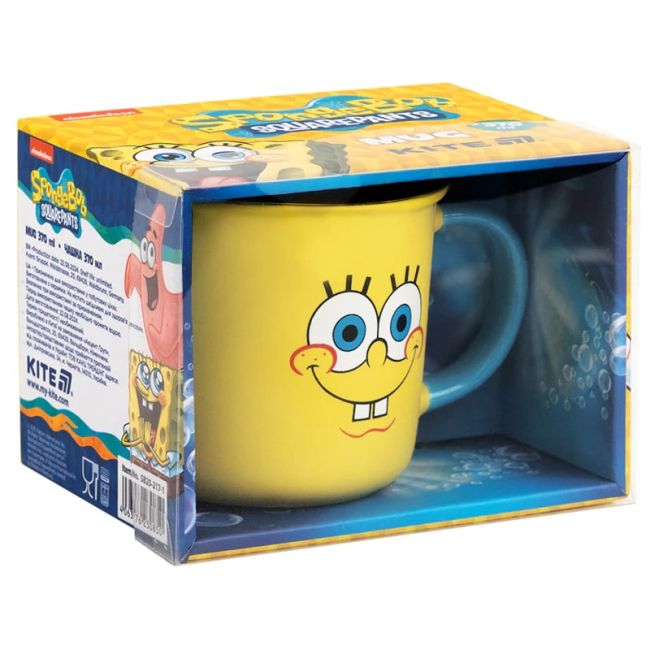 Чашки, стаканы - Чашка Kite Sponge Bob 370 мл (SB25-217-1)#5