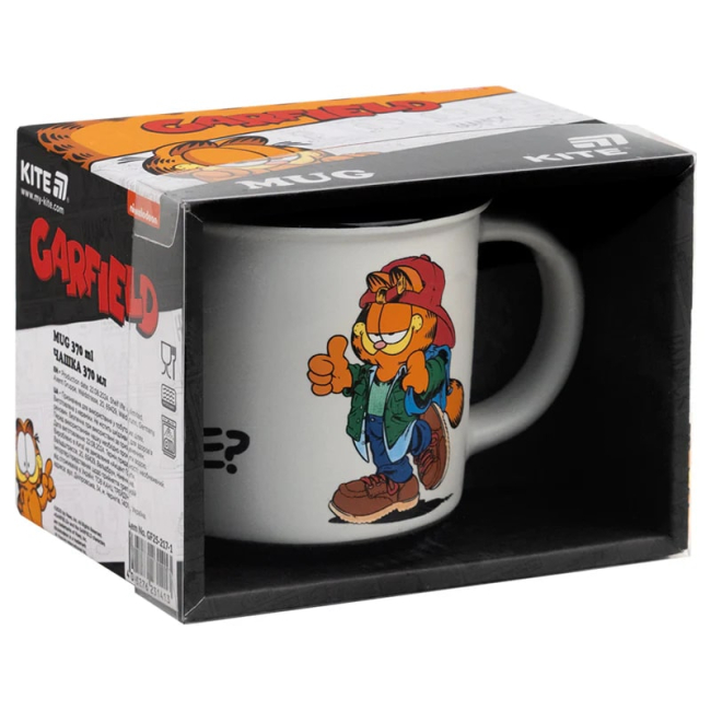 Чашки, склянки - Чашка Kite Garfield 370 мл (GF25-217-1)#3
