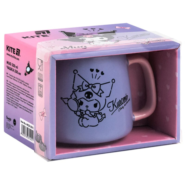 Чашки, стаканы - Чашка Kite Kuromi 350 мл (HK25-218-1)#4