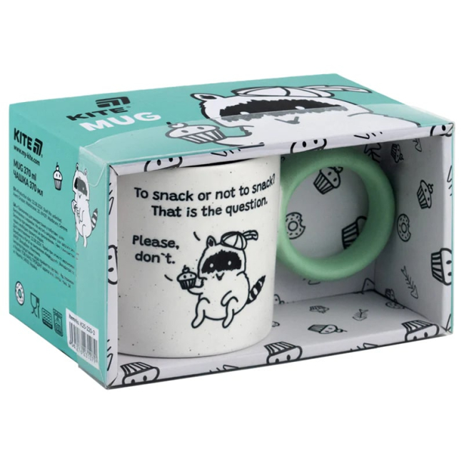Чашки, стаканы - Чашка Kite Cupcake racoon 370 мл (K25-220-3)#4