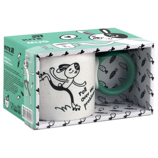Чашки, стаканы - Чашка Kite Roller bunny 370 мл (K25-220-6)#4