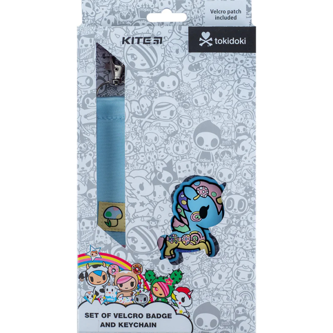 Бижутерия и аксессуары - Набор бейдж на липучке и подвеска Kite tokidoki (TK24-3010-2)#3