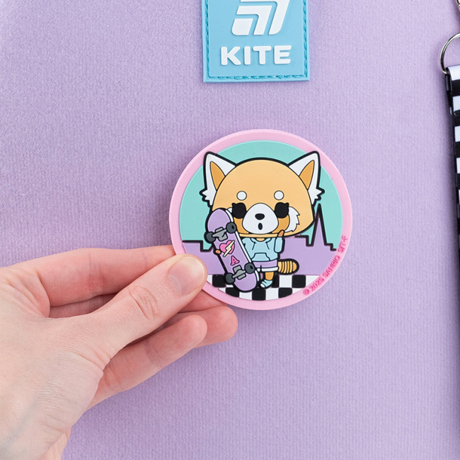 Бижутерия и аксессуары - Набор бейдж на липучке и подвеска Kite Aggretsuko (AR25-3010-1)#4