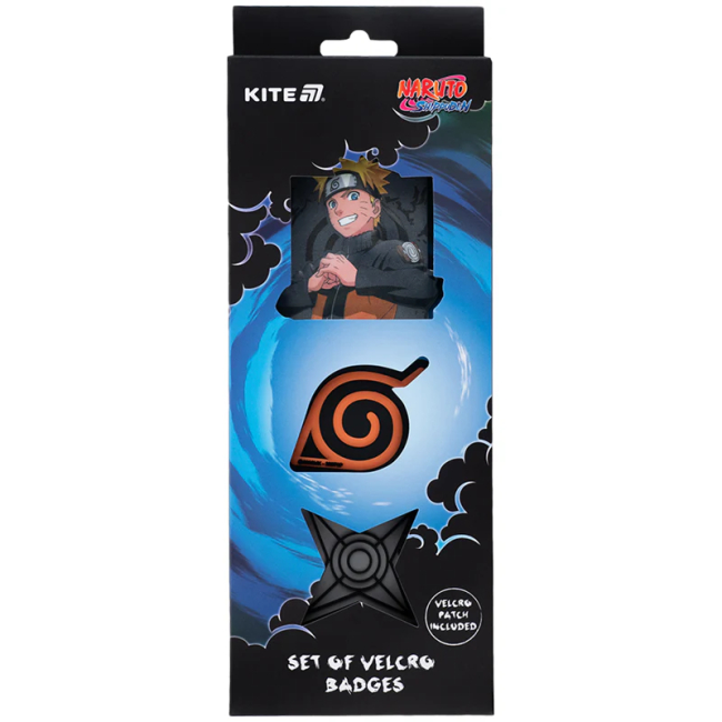 Бижутерия и аксессуары - Набор бейджей на липучке Kite Naruto Shippuden 3 шт (NR25-3012)#3