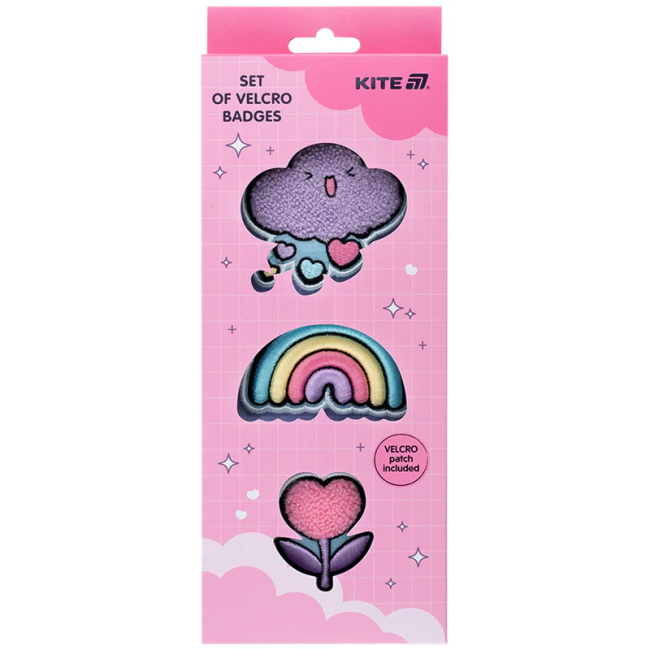 Бижутерия и аксессуары - Набор бейджей на липучке Kite 3 шт (K25-3012-2)#3