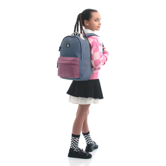 Рюкзаки и сумки - Рюкзак GoPack Education Teens темно-серый (GO25-147M-3)#9