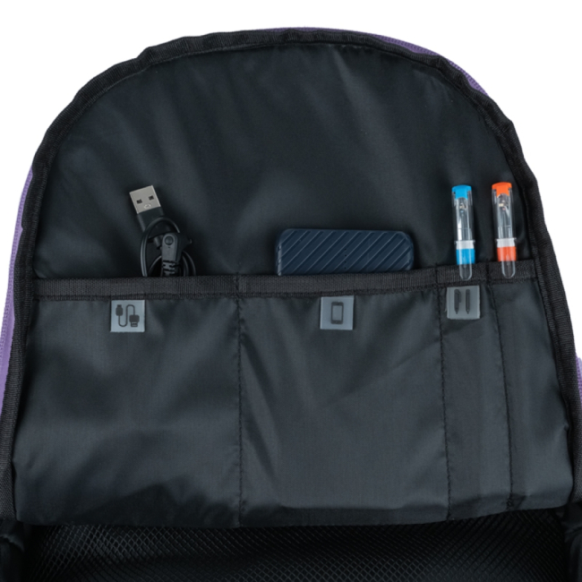 Рюкзаки и сумки - Рюкзак GoPack Education Teens фиолетовый (GO25-140L-1)#6