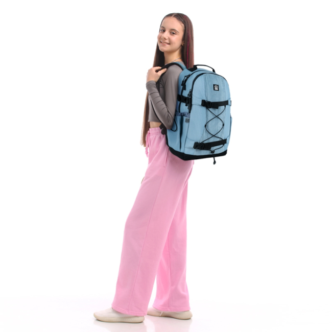 Рюкзаки и сумки - Рюкзак GoPack Education Teens голубой (GO25-186L-2)#9