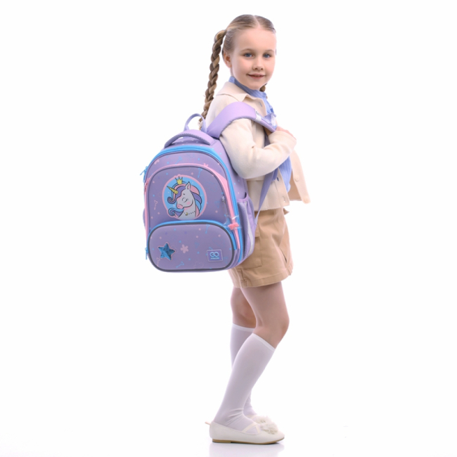 Рюкзаки и сумки - Рюкзак GoPack Education Fairytale Unicorn каркасный (GO25-597M-3)#9