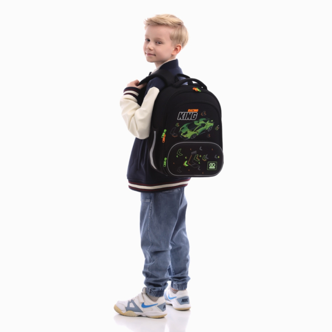Рюкзаки и сумки - Рюкзак GoPack Education Racing King каркасный (GO25-597M-5)#9