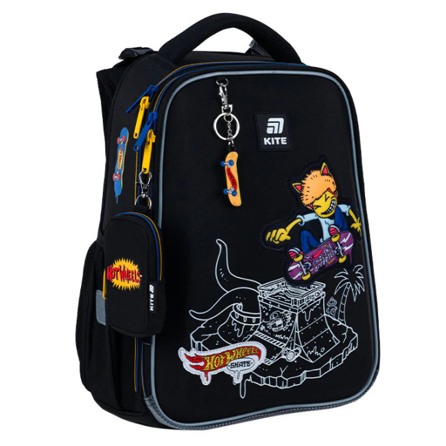 Рюкзаки и ранцы для школы - Рюкзак школьный Kite Education Hot Wheels Skate каркасный (HW25-531M)#2