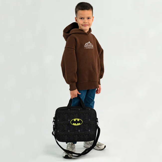 Рюкзаки и сумки - Школьная текстильная сумка Kite Batman (DC25-589)#6