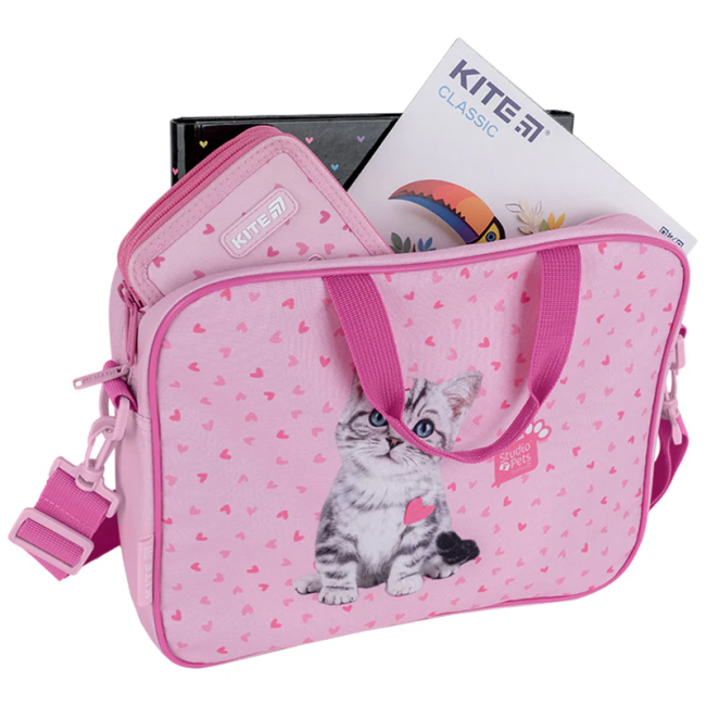 Рюкзаки и сумки - Школьная текстильная сумка Kite Studio Pets (SP25-589-1)#3