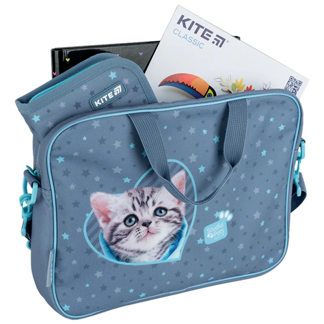 Рюкзаки и сумки - Школьная текстильная сумка Kite Studio Pets (SP25-589-2)#3