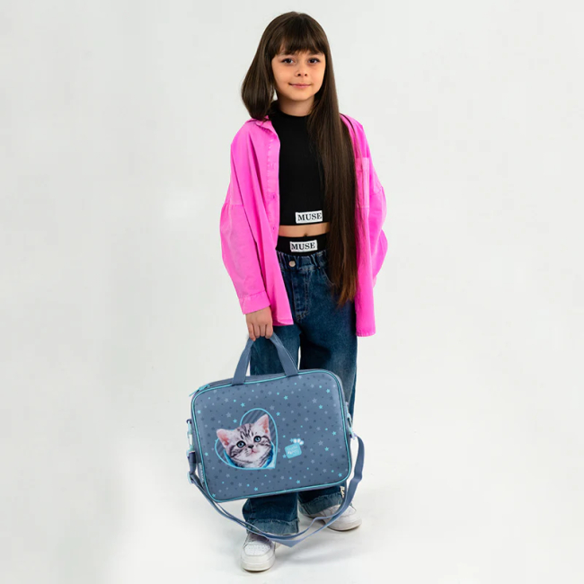 Рюкзаки и сумки - Школьная текстильная сумка Kite Studio Pets (SP25-589-2)#6