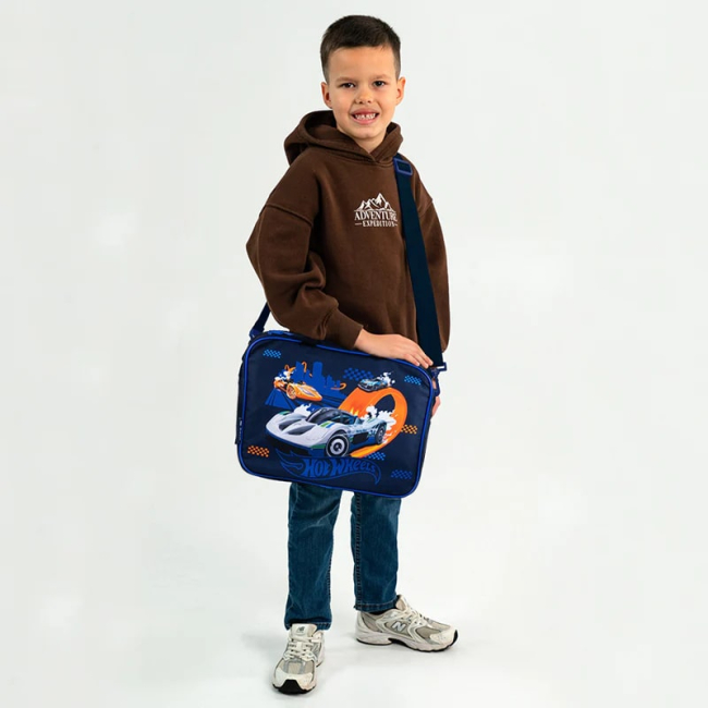 Рюкзаки и сумки - Школьная текстильная сумка Kite Hot Wheels  (HW25-589)#3