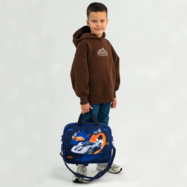 Рюкзаки и сумки - Школьная текстильная сумка Kite Hot Wheels  (HW25-589)#4