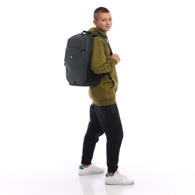 Рюкзаки и сумки - Рюкзак GoPack Education Teens темно-серый (GO25-185L-1)#6