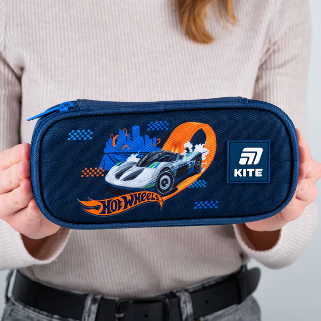 Пеналы и кошельки - Пенал Kite Hot Wheels (HW25-662-2)#4