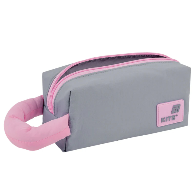 Пеналы и кошельки - Пенал Kite серо-розовый (K25-2703-2)#3