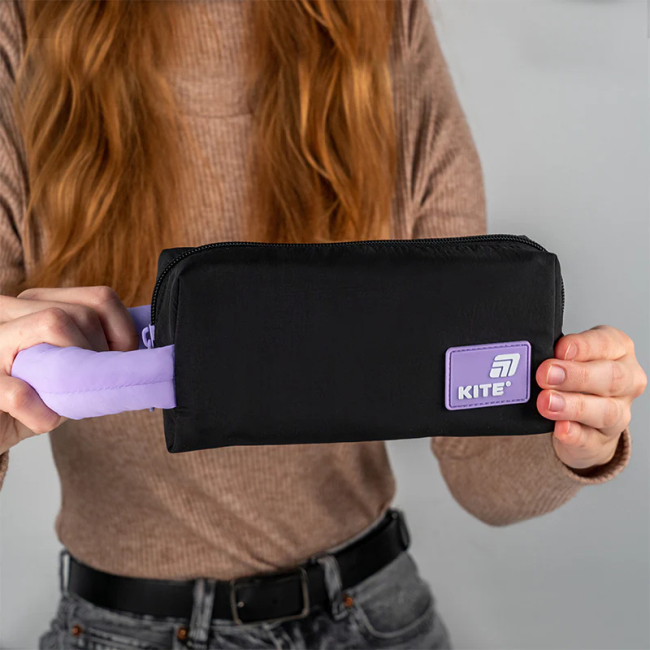 Пеналы и кошельки - Пенал Kite черно-фиолетовый (K25-2703-4)#4