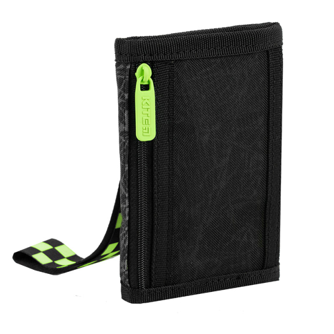 Пеналы и кошельки - Кошелек Kite серо-зеленый (K25-598-4)#3