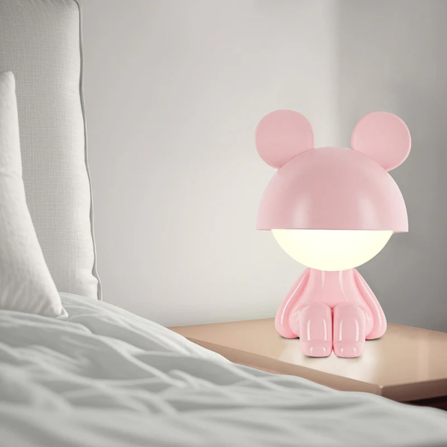 Ночники, проекторы - Светильник Kite Cute mouse розовый (K25-316-2-2)#4