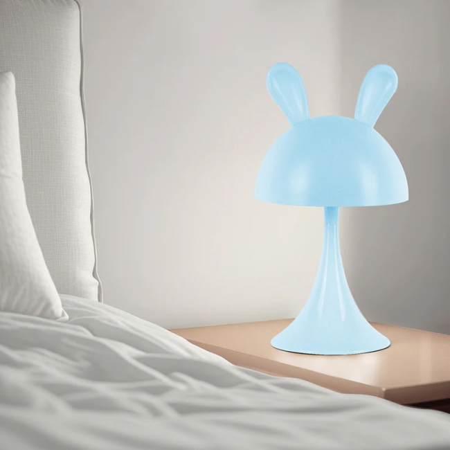 Ночники, проекторы - Светильник Kite Simple bunny голубой (K25-317-1-3)#4