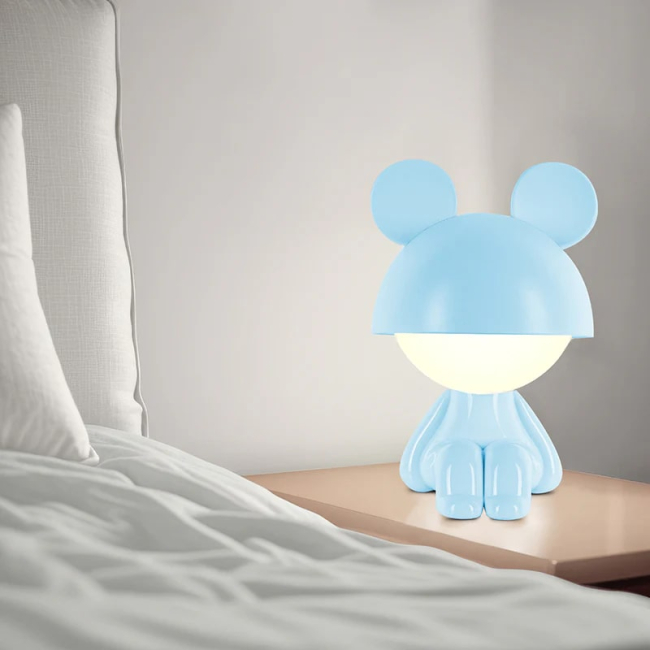 Ночники, проекторы - Светильник Kite Cute mouse голубой (K25-316-2-3)#4