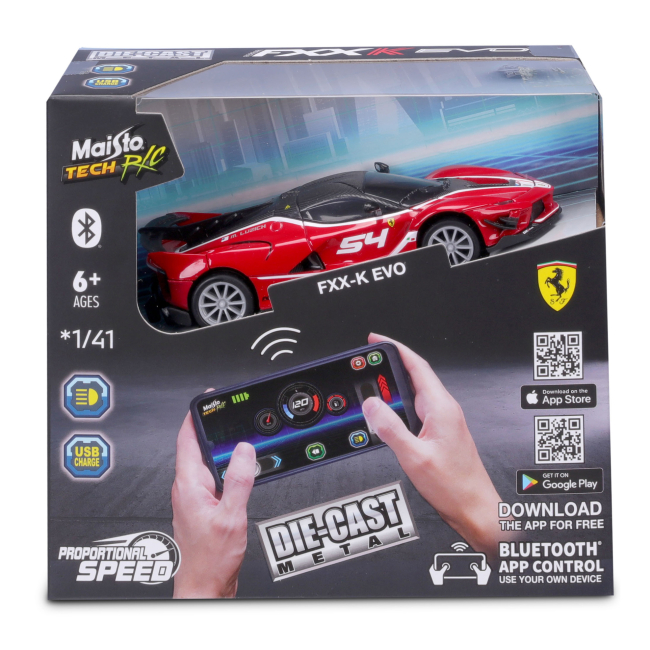 Радіокеровані моделі - Автомодель Maisto Tech Ferrari FXX-K EVO (82651 (23020))#6