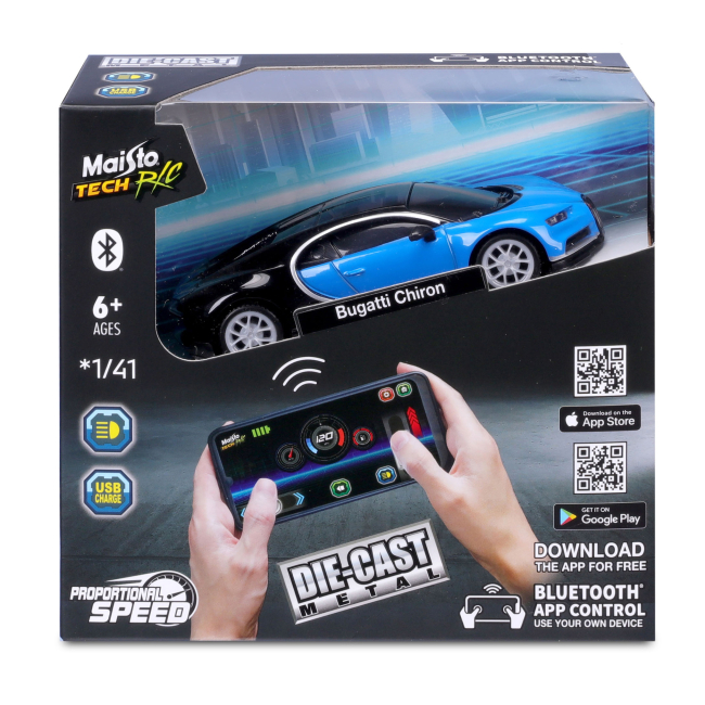 Радіокеровані моделі - Автомодель Maisto Tech Bugatti Chiron (82651 (23012))#6