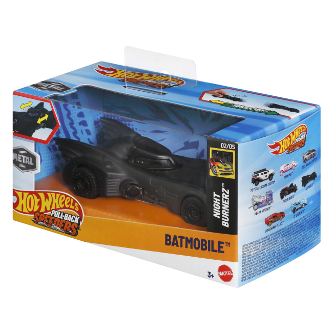 Автомоделі - Автомодель Hot Wheels Pull-back speeders Batmobile (HPR70/HWH44)#2
