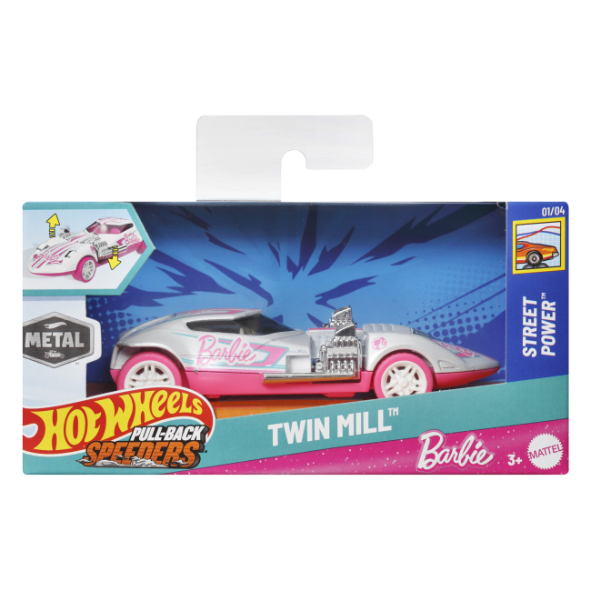Автомодели - Автомодель Hot Wheels Pull-back speeders Twin Mill (HPR70/JCM06)#4