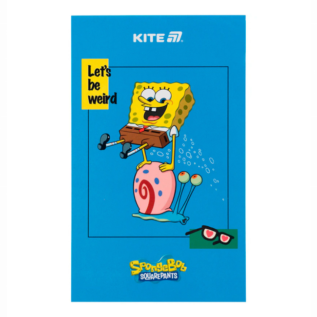 Канцтовари - Блокнот Kite Sponge Bob A6 в асортименті (SB25-195)#2