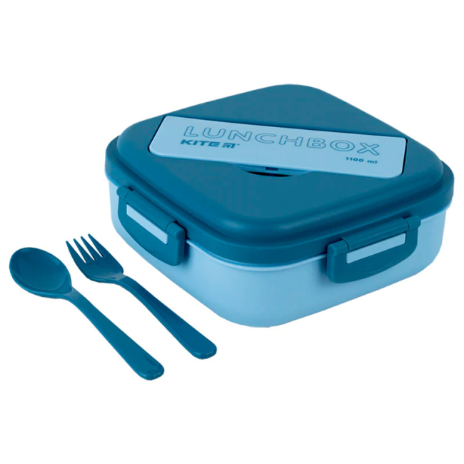 Ланч-боксы - Ланчбокс Kite Голубой 1100 мл (K23-186-2)#2