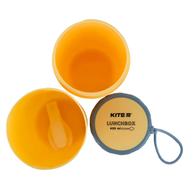 Ланч-бокси - Ланчбокс Kite Жовтий 450 мл (K23-187-1)#2