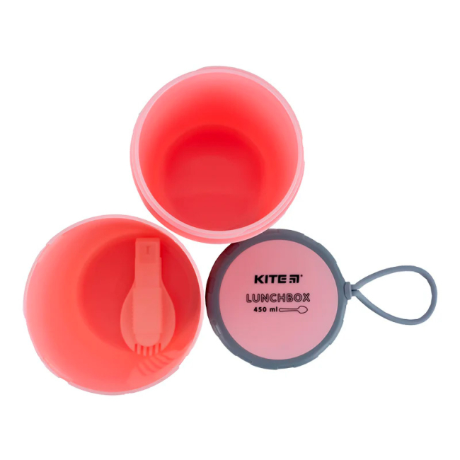 Ланч-боксы - Ланчбокс Kite Розовый 450 мл (K23-187-3)#2