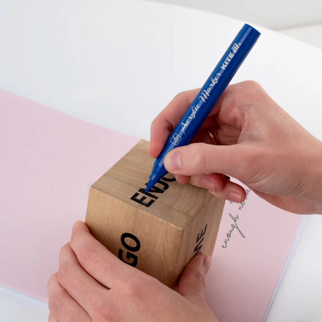 Канцтовары - Набор маркеров-кистей Kite Creative акриловых 12 цветов (K-1159)#6