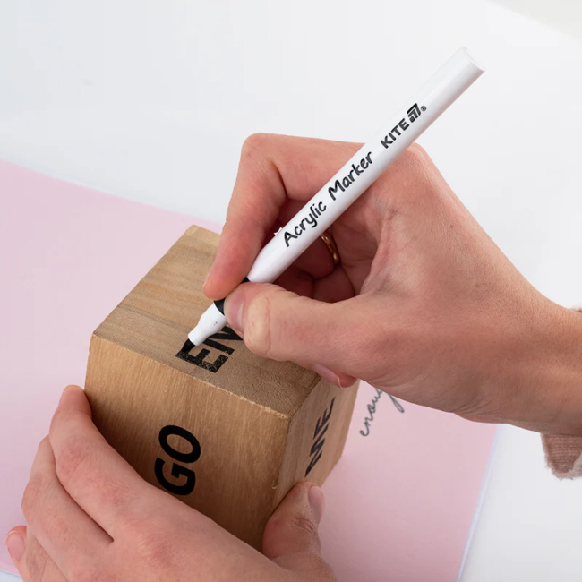 Канцтовари - Набір маркерів Kite Creative акрилових 36 кольорів (K-1158)#6