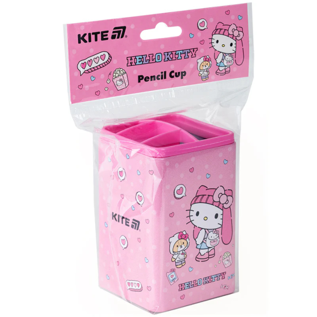 Канцтовары - Стакан-подставка Kite Hello Kitty квадратный (HK25-105-1)#2