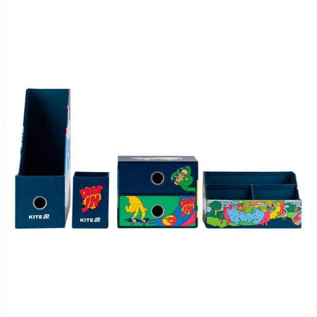 Канцтовары - Настольный органайзер Kite Hot Wheels (HW25-357)#2