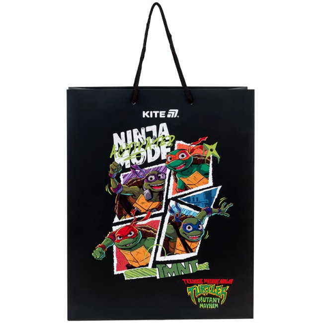 Подарункова упаковка - Подарунковий пакет Kite Ninja Turtles (NT25-266)#2